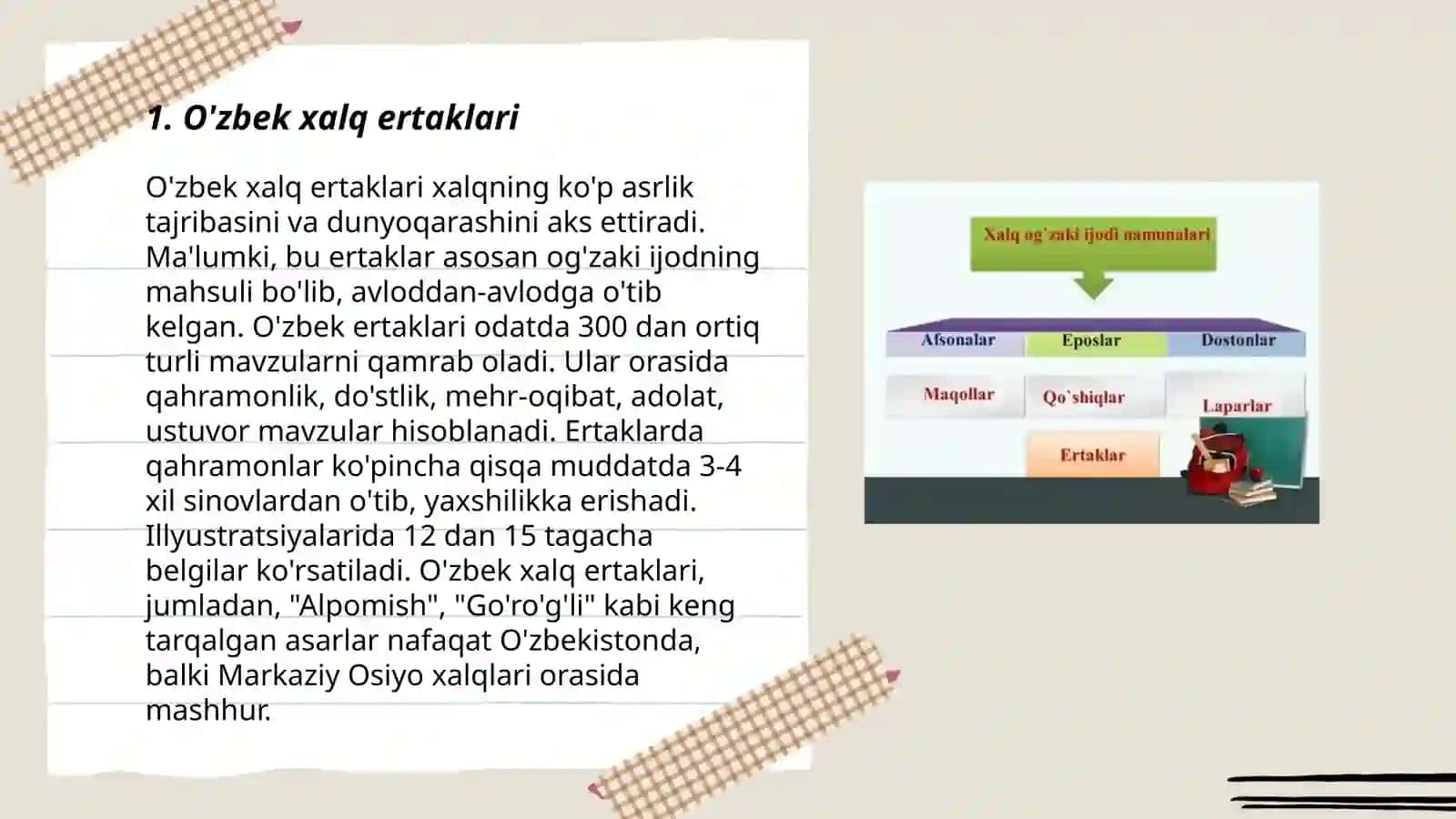 O'zbek xalq ertaklari 3