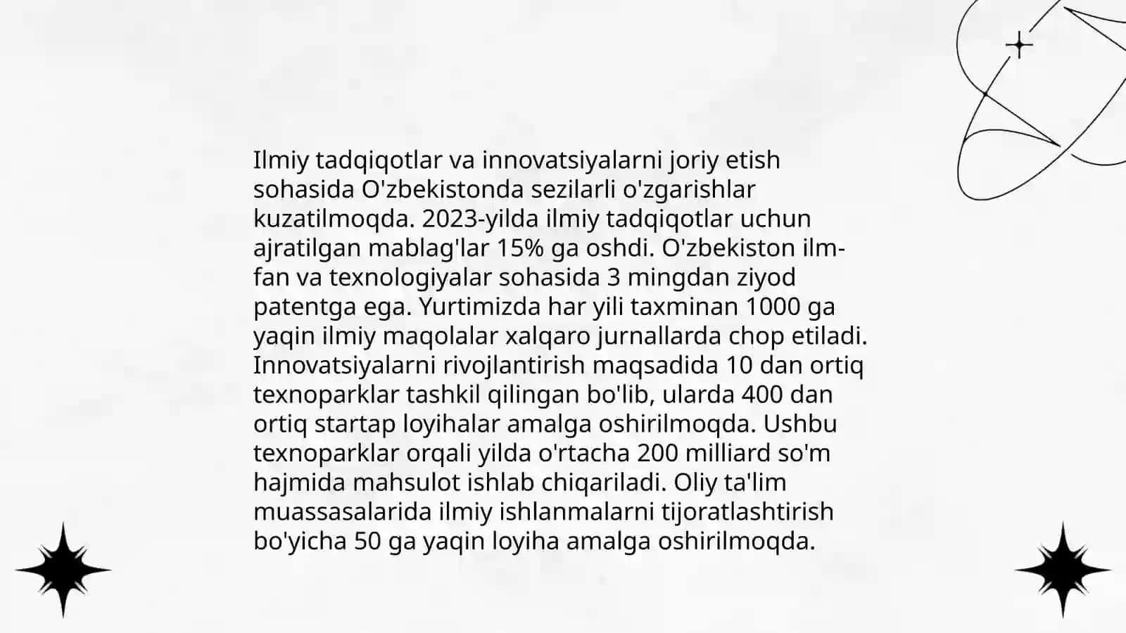 Ilmiy tadqiqotlarning joriy etilishi samarasi 3