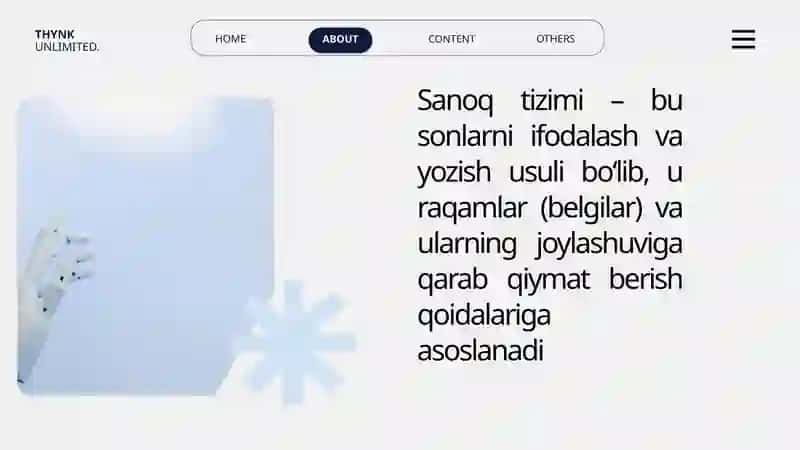 Sanoq tizimi sistemasi 3