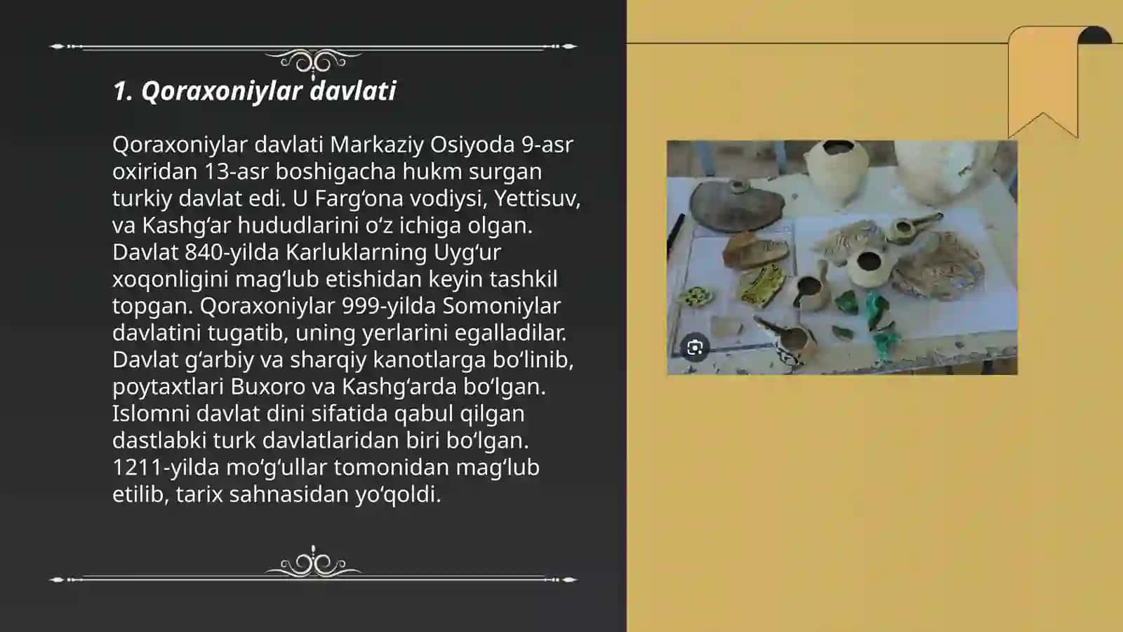 Qoraxoniylar 3