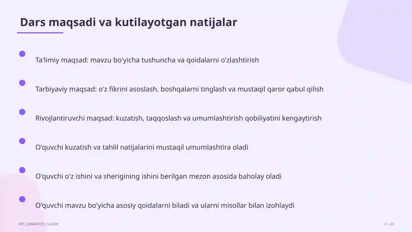 Sonli tengsizliklar va ularning xossalari (8-sinf) 3