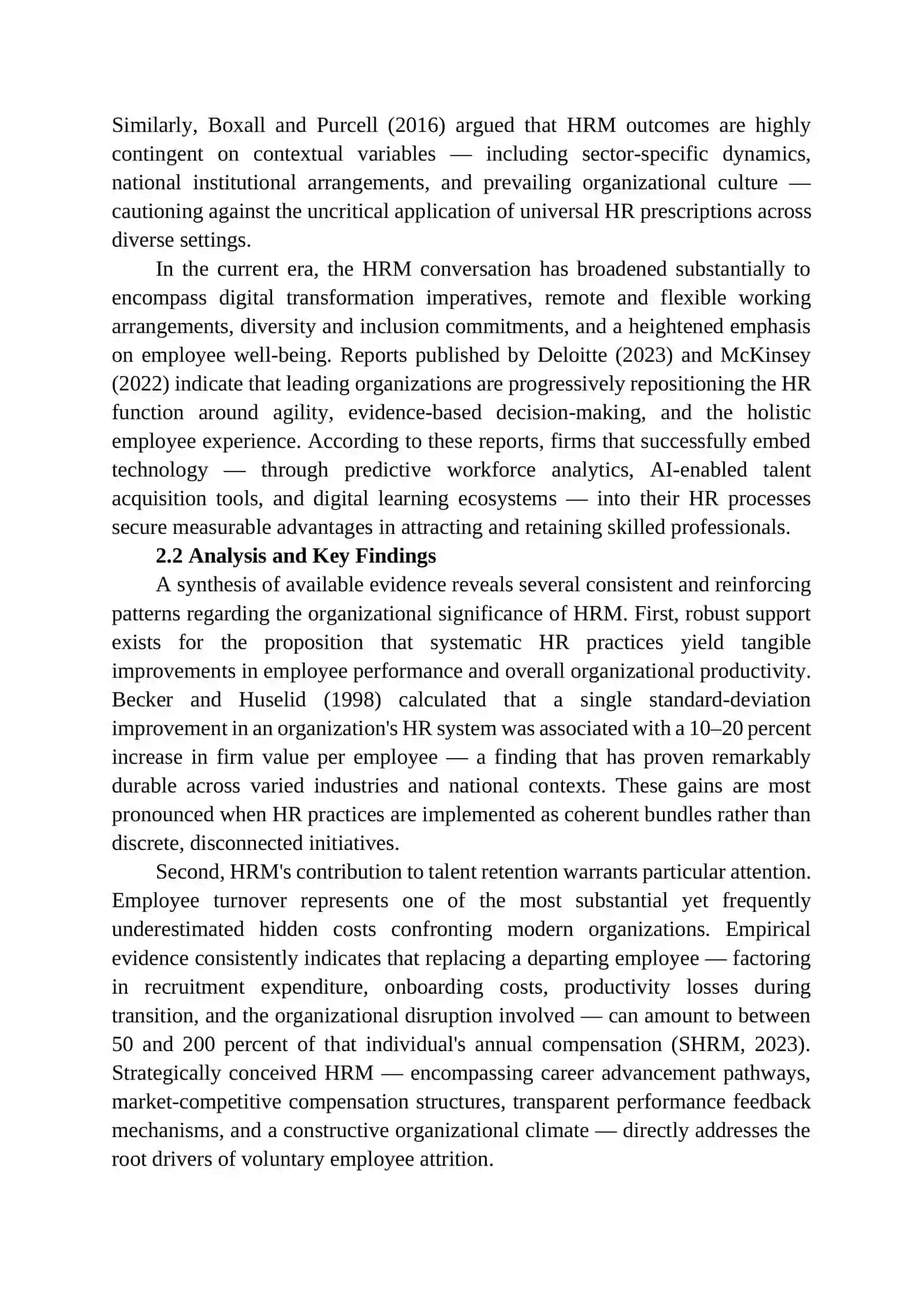 THE IMPORTANCE OF HUMAN RESOURCE MANAGEMENT IN A COMPANY 3