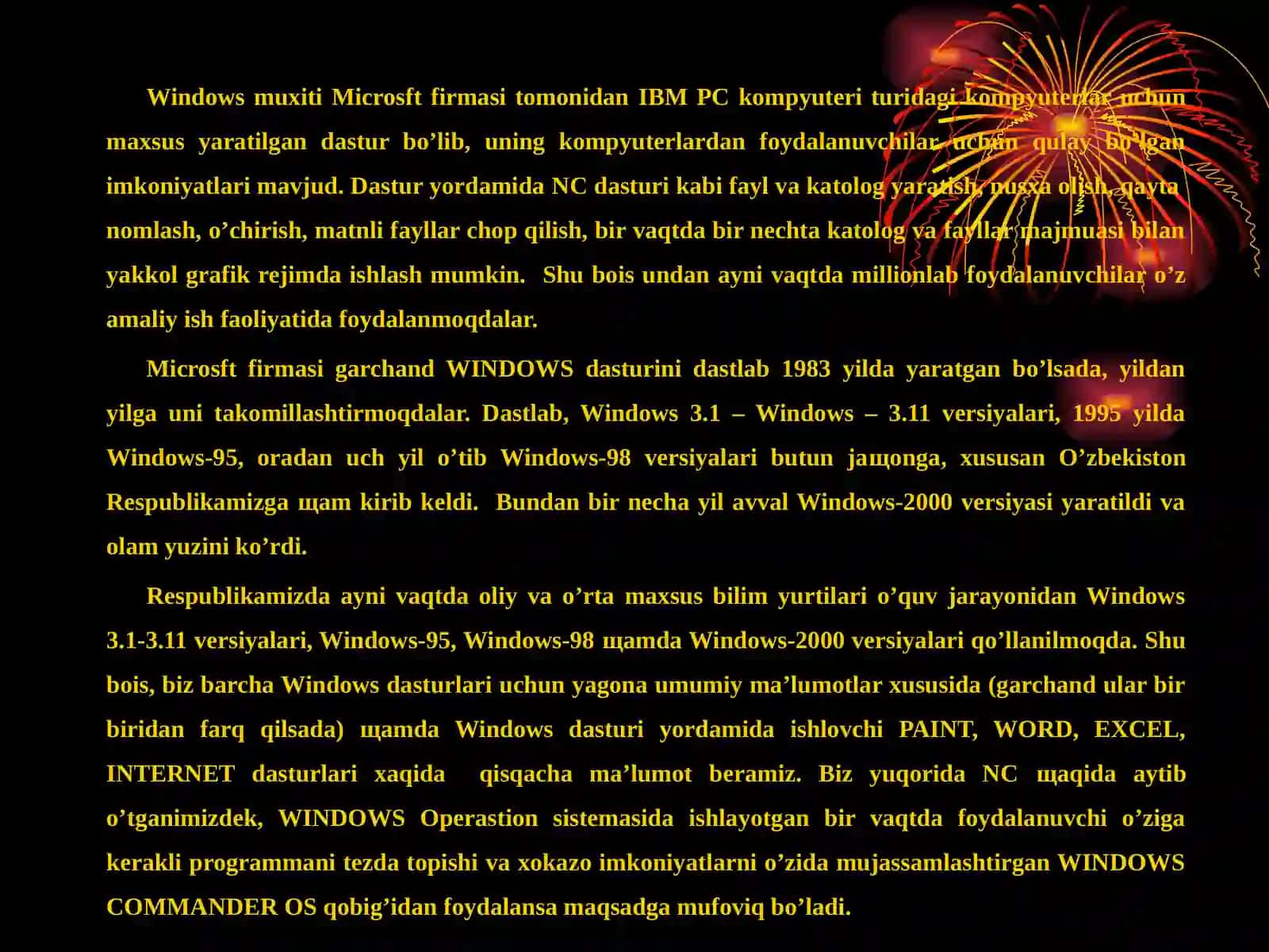 Windows Commanderdasturi 3