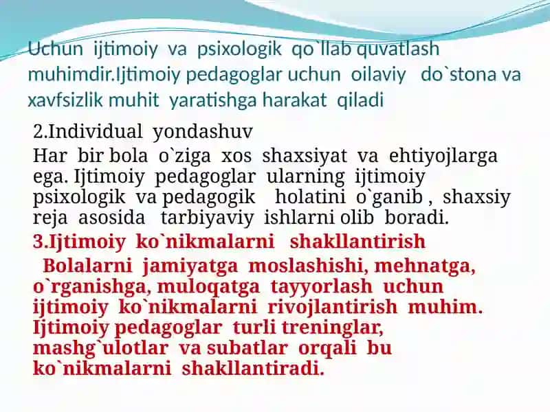 Mehribonlik uylarida ijtimoiy pedagogika 3