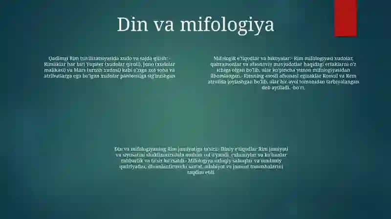 Qadimgi Rim Madaniyati 3
