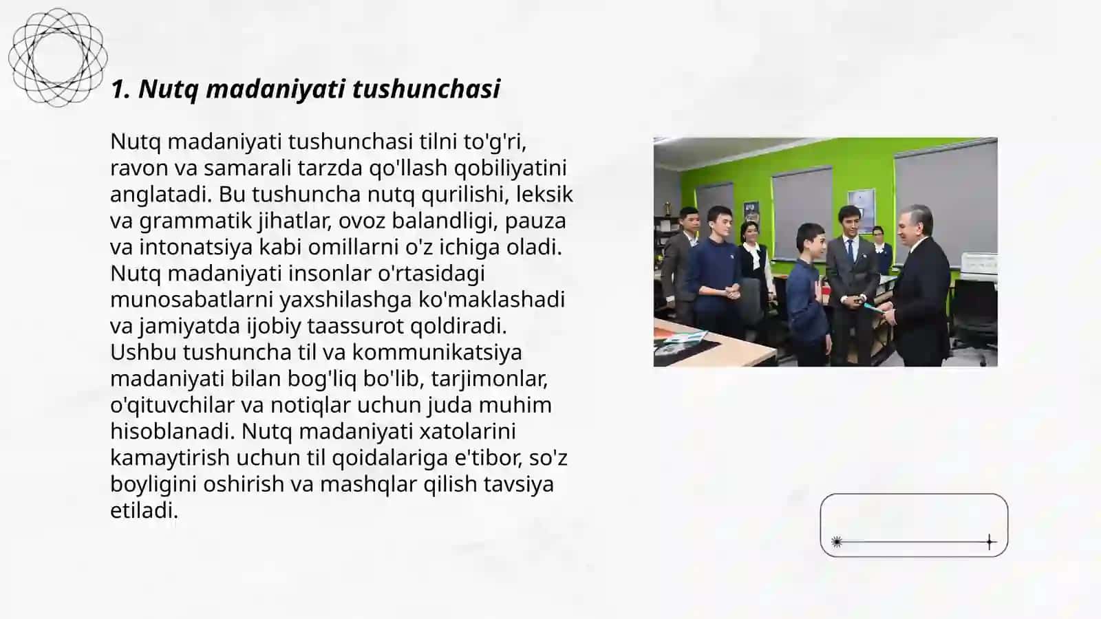 Nutq madaniyati va uni rivojlantirish 3