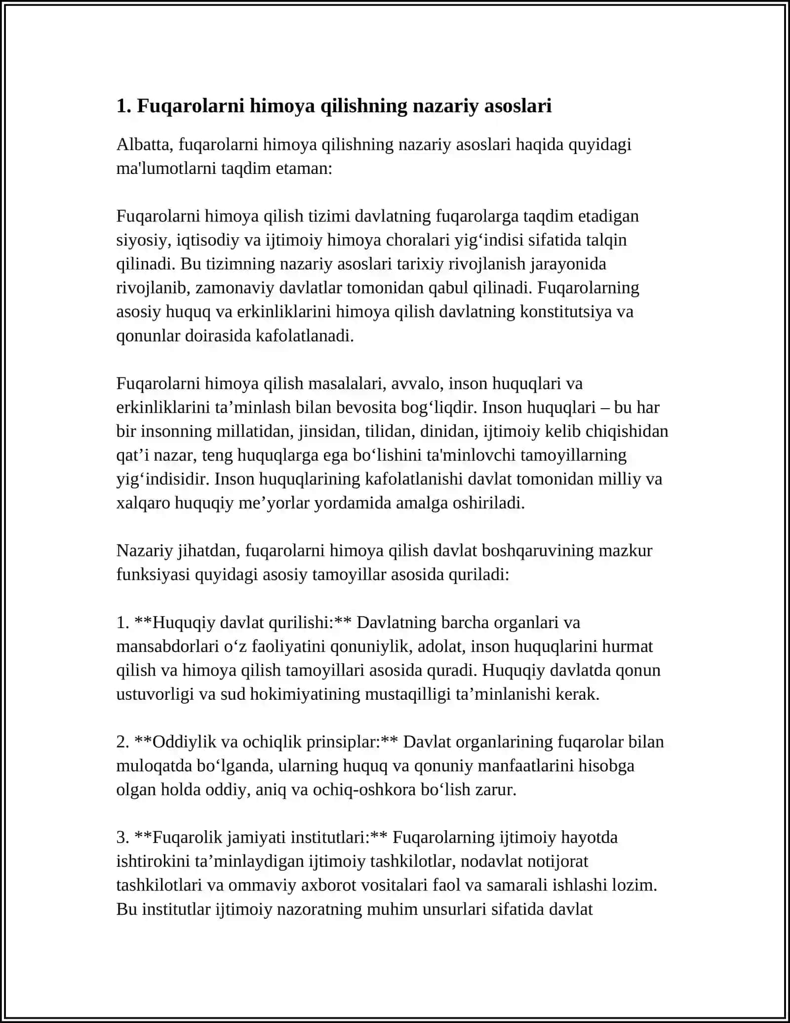 FUQAROLARNI MUHOFAZALASH ASOSLARI VA XUSUSIYATLARI 3