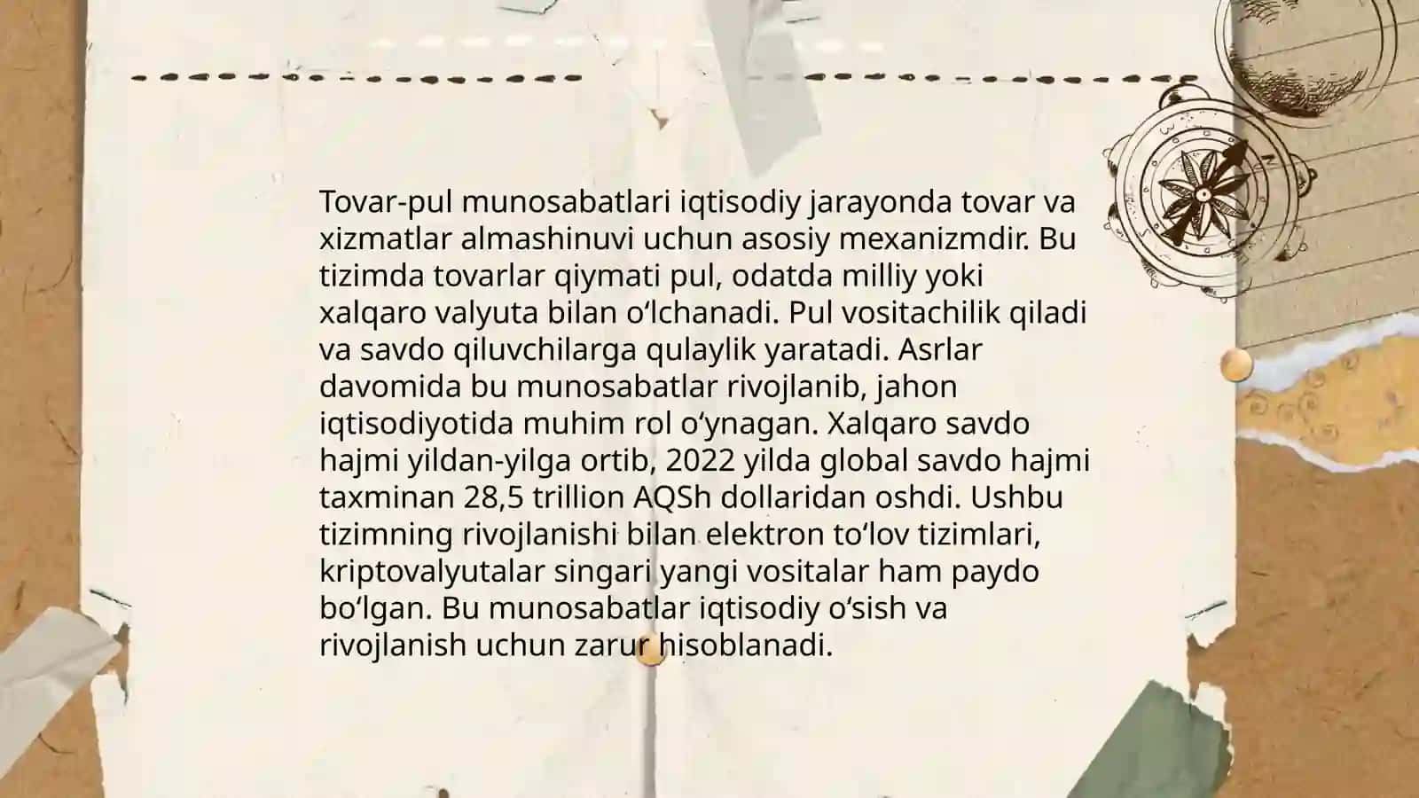 Tovar-pul munosabatlari 3