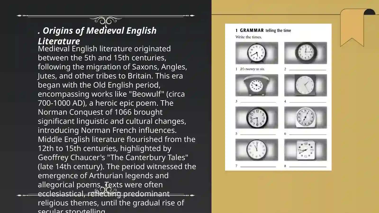 Medieval English Literature 3