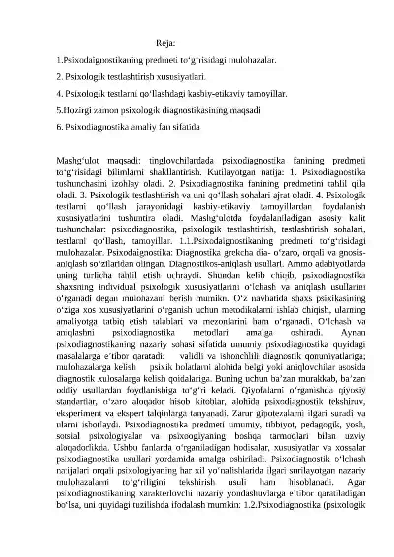 Umumiy Psixodiagnostika 3