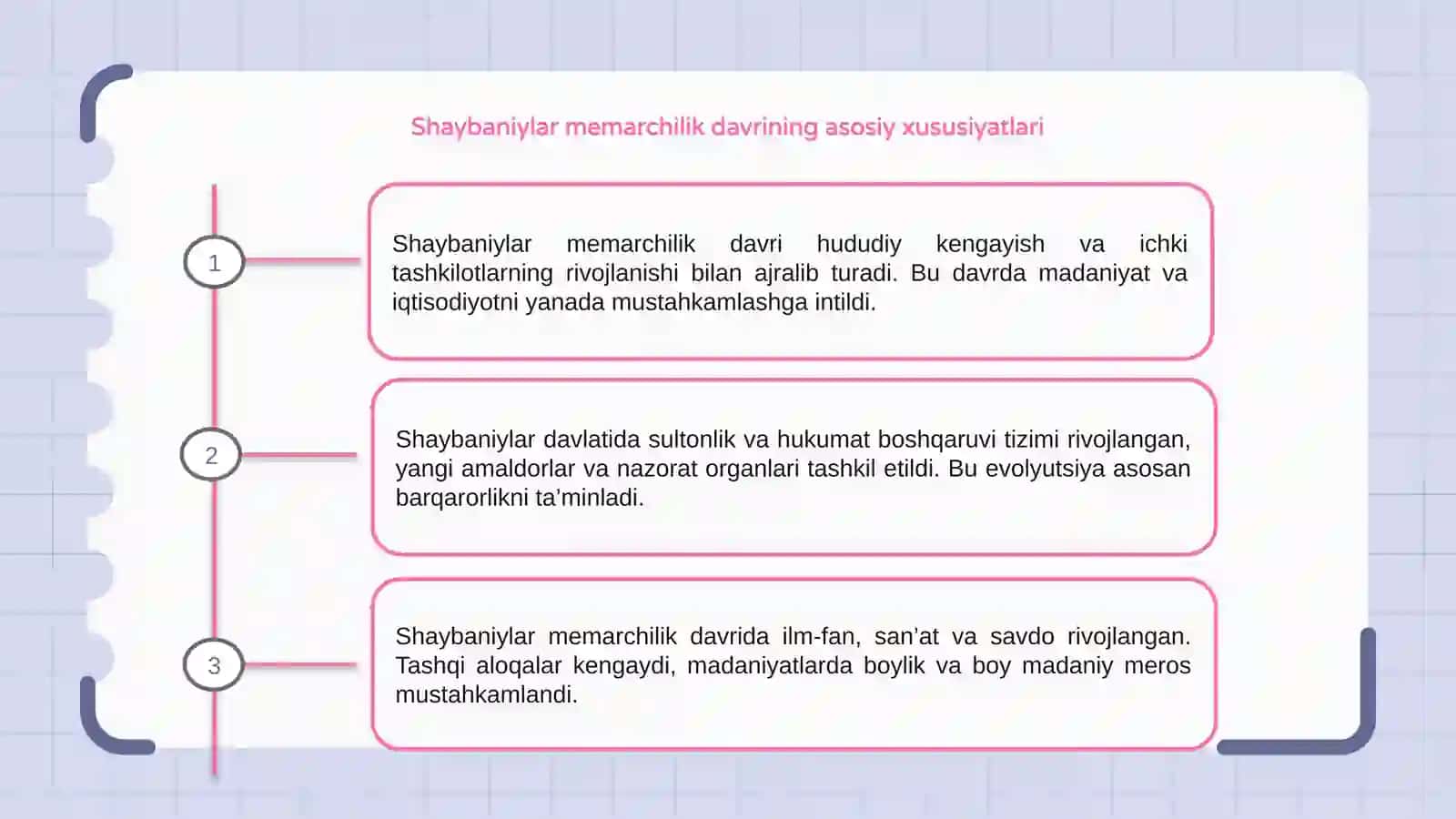 Shaybaniylar memarchilik davri 3