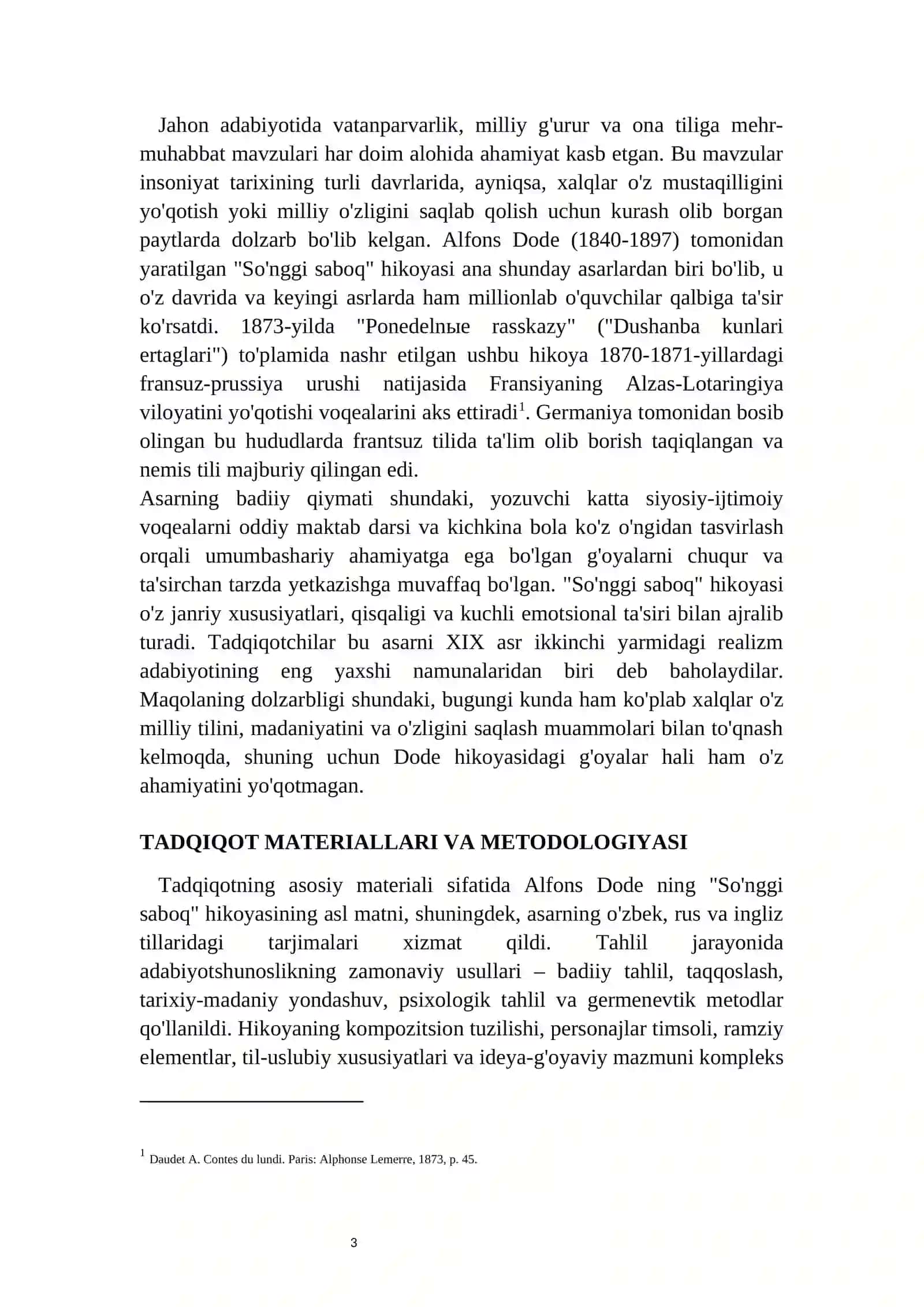 SO'NGGI SABOQ" HIKOYASINING G'OYAVIY-BADIIY TAHLILI 3