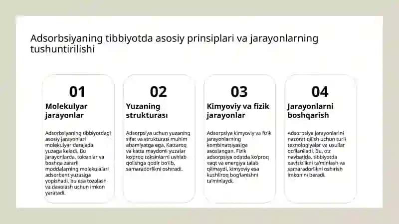 Adsorbsiyaning Tibbiyotdagi Ahamiyati 3