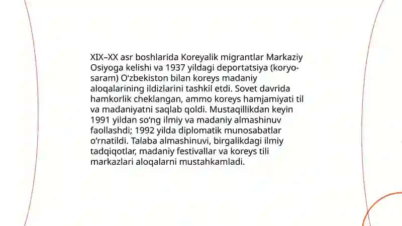 Oʻzbekiston-Koreya: ilmiy va madaniy aloqalar 3