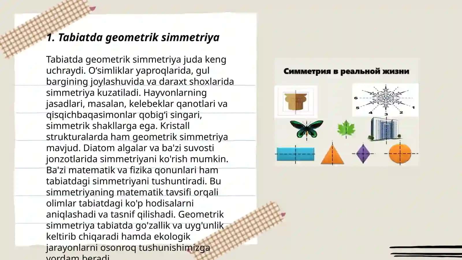 Tabiatdagi simmetriya 3