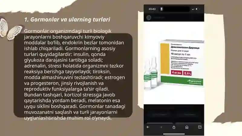 Gormonlar va ularning turlari 3