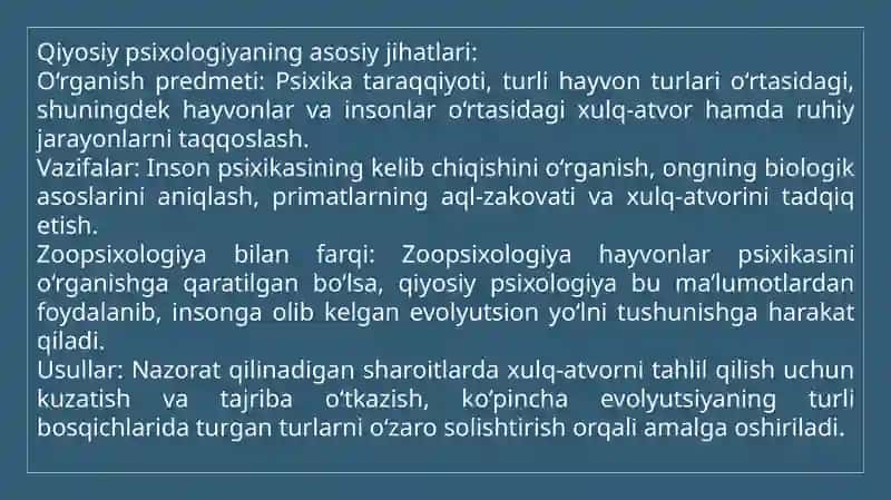 QIYOSIY PSIXOLOGIYA 3