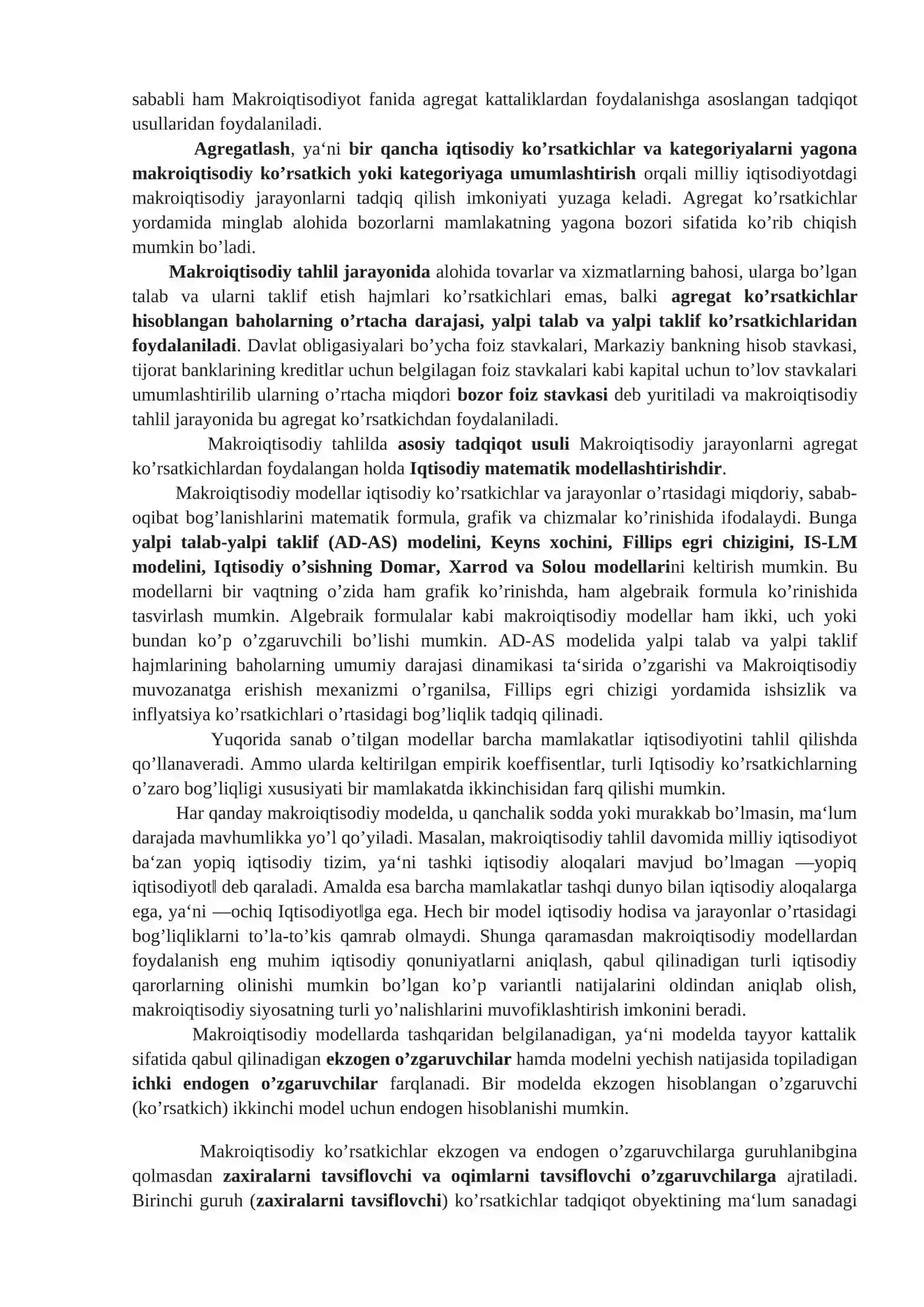 Makroiqtisodiyot faniga kirish 3