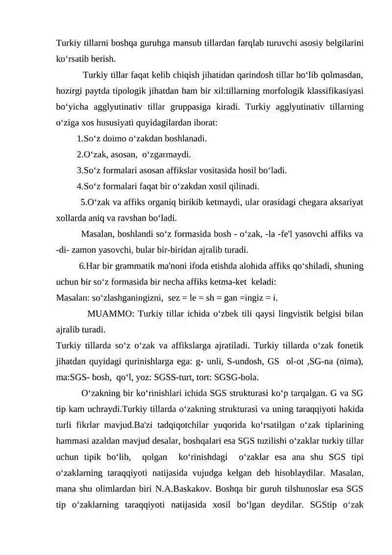 Turkiy tillarning grammatik xusussiyatlari 3