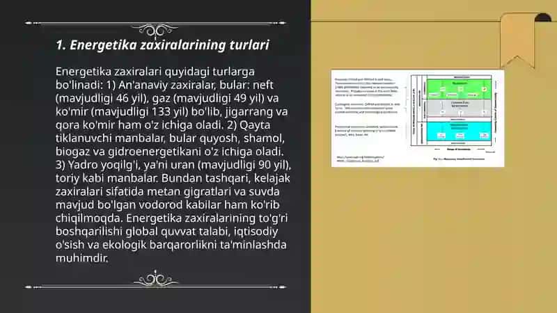 Energetika zaxiralaridan foydalanish jarayonlari 3