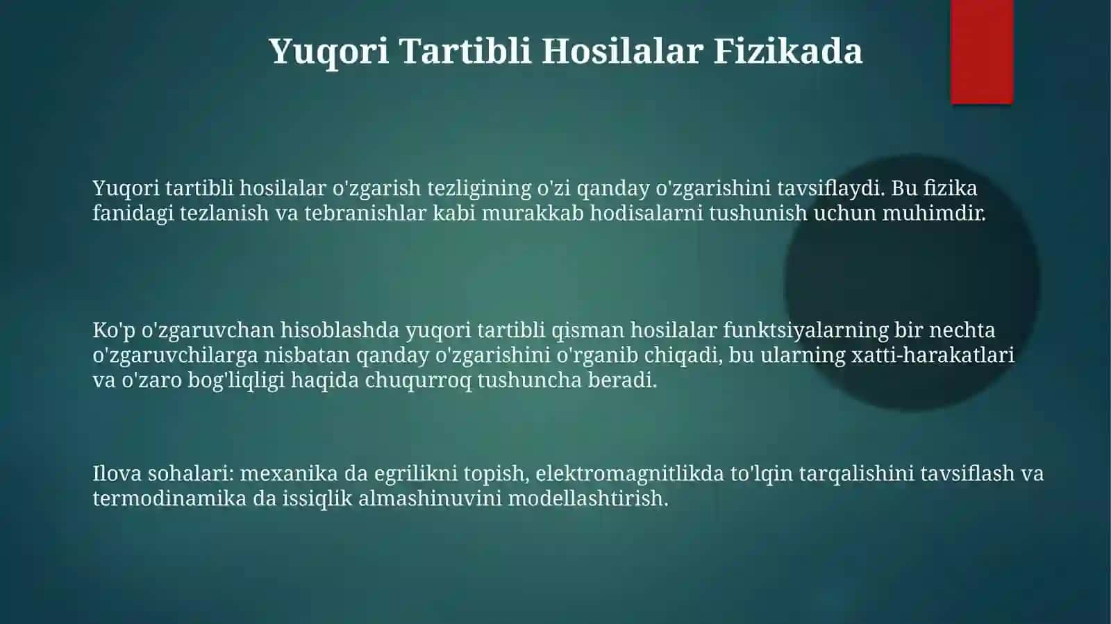 Yuqoritartiblixususiyhosilalar 3