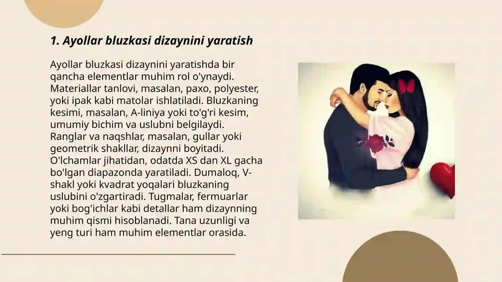 Ayollar bluzkasini tayyorlash texnalogiyasi 3