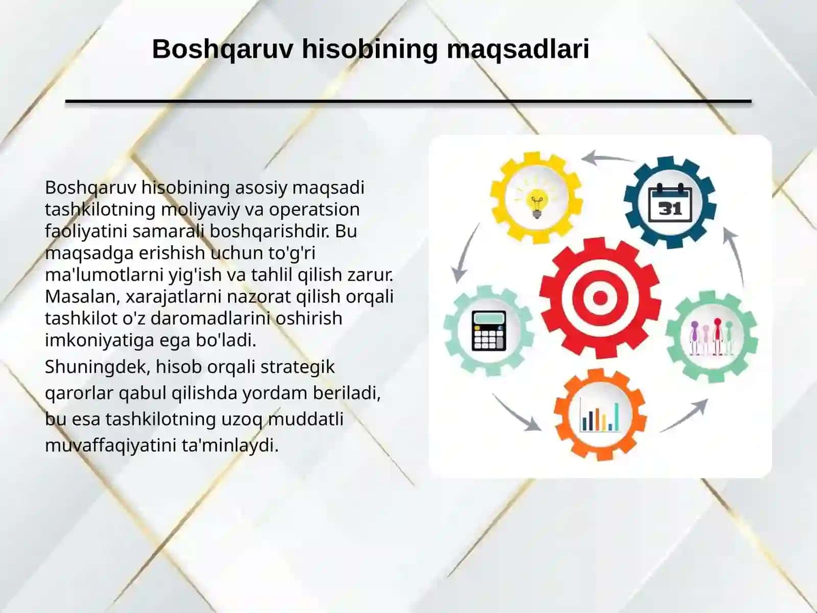 Boshqaruv hisobining asosiy vazifalari 3