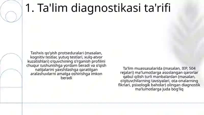 Pedagogik diagnostika mavzusi 3