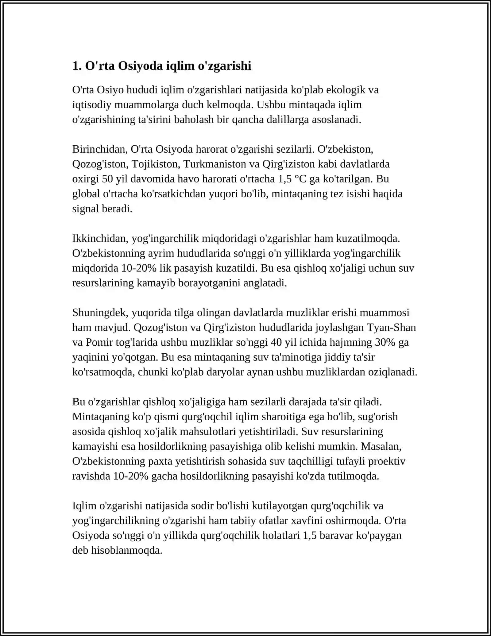 ÒRTA ASRLAR EKALOGIK MUAMMOLARI 3