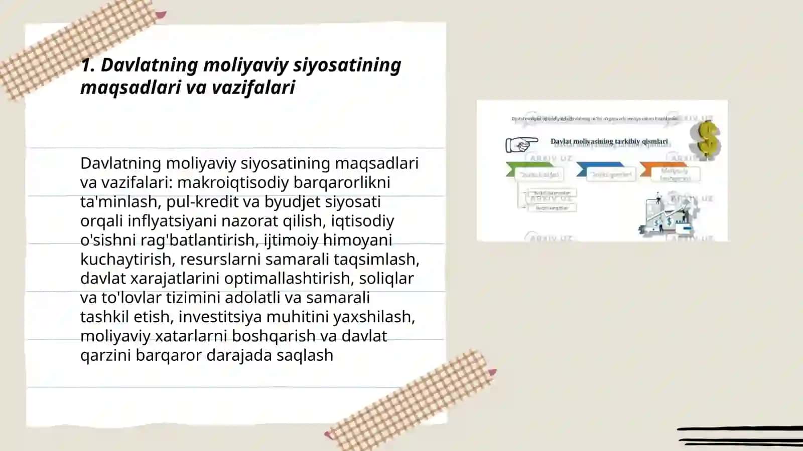 Davlatning moliyaviy siyosati 3