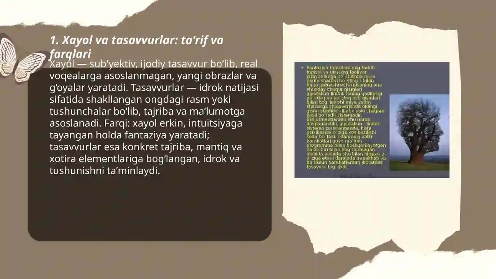 Xayol va tasavvurlar 3