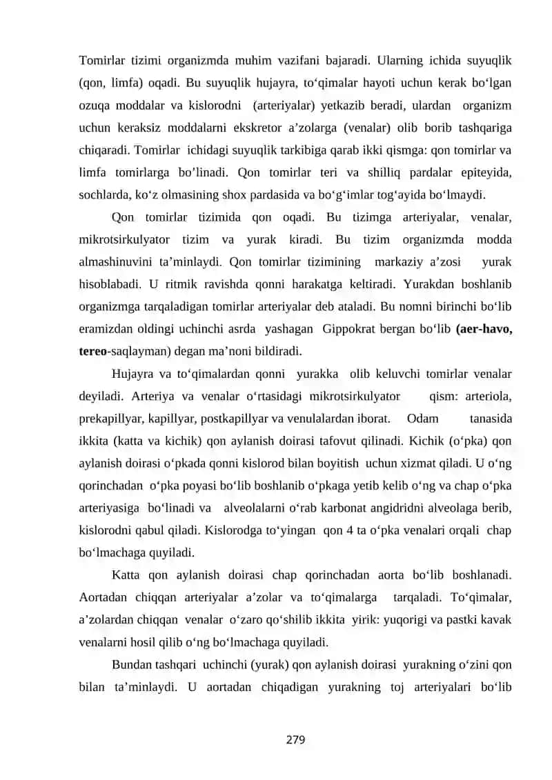 Qon tomirlar tizimi haqidagi ilm-angiologiya 3