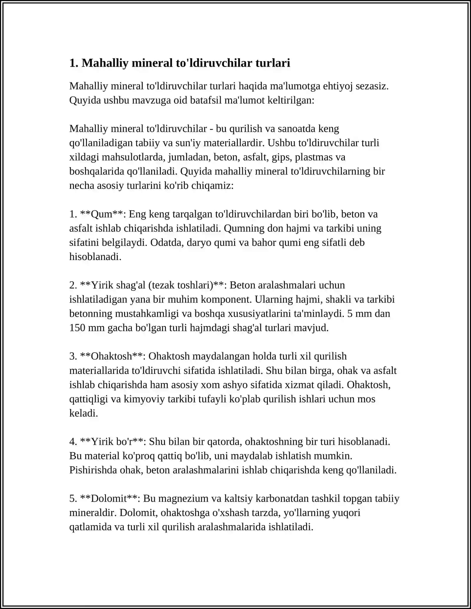 Mahalliy mineral to'ldiruvchilar 3