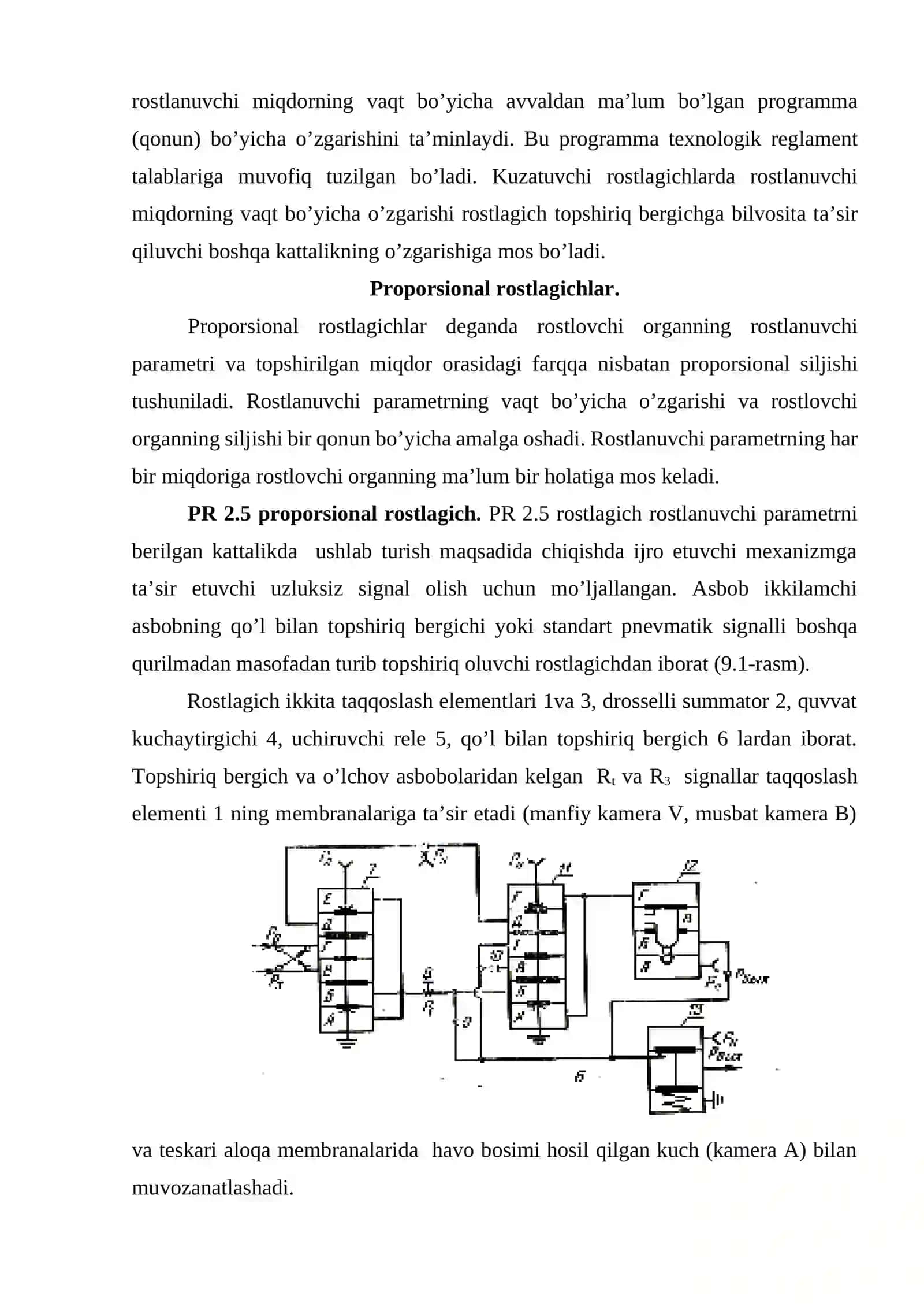 Avtomatik rostlagichlar va ularning turlari 3