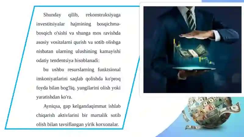 Kapitalqo’yilmalar va kapital bozori 3