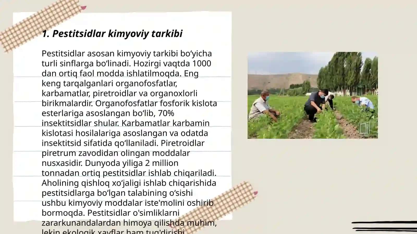 Pestitsidlar, defoliant va deksikantlar 3