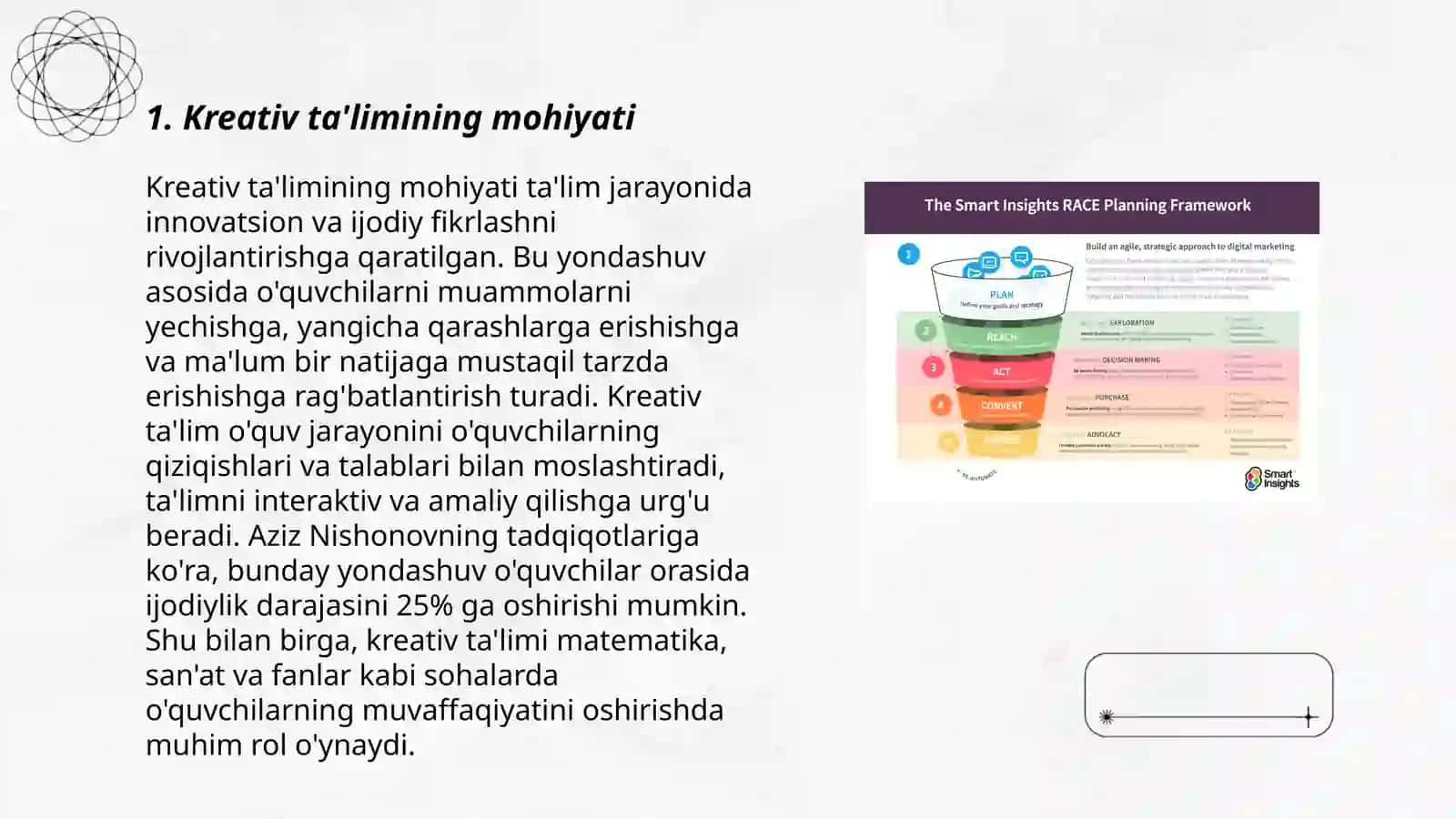 Kreativ Talimni Tashkil Etish Jarayoni 3