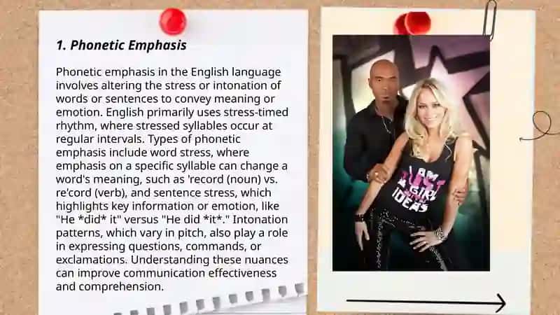 Features of accent in English 3