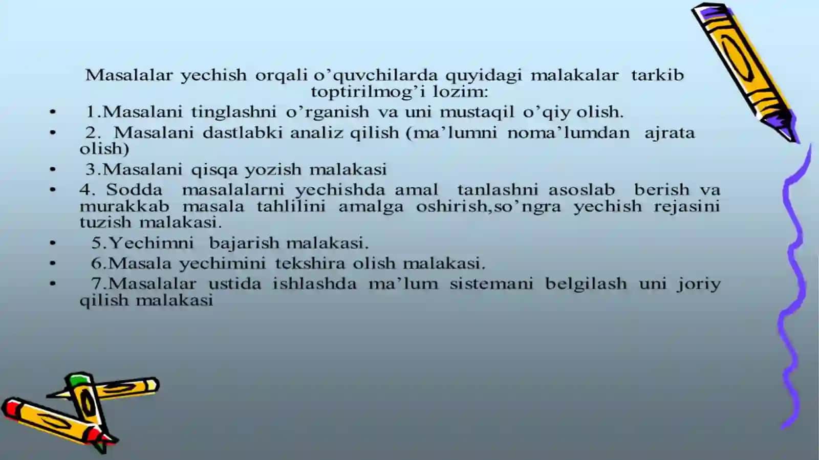 Matnli masalalar 3