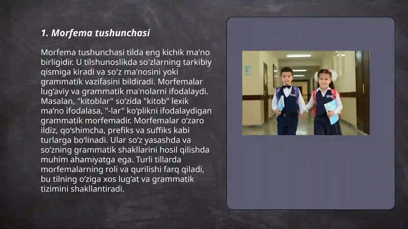 Morfema tushunchasi 3