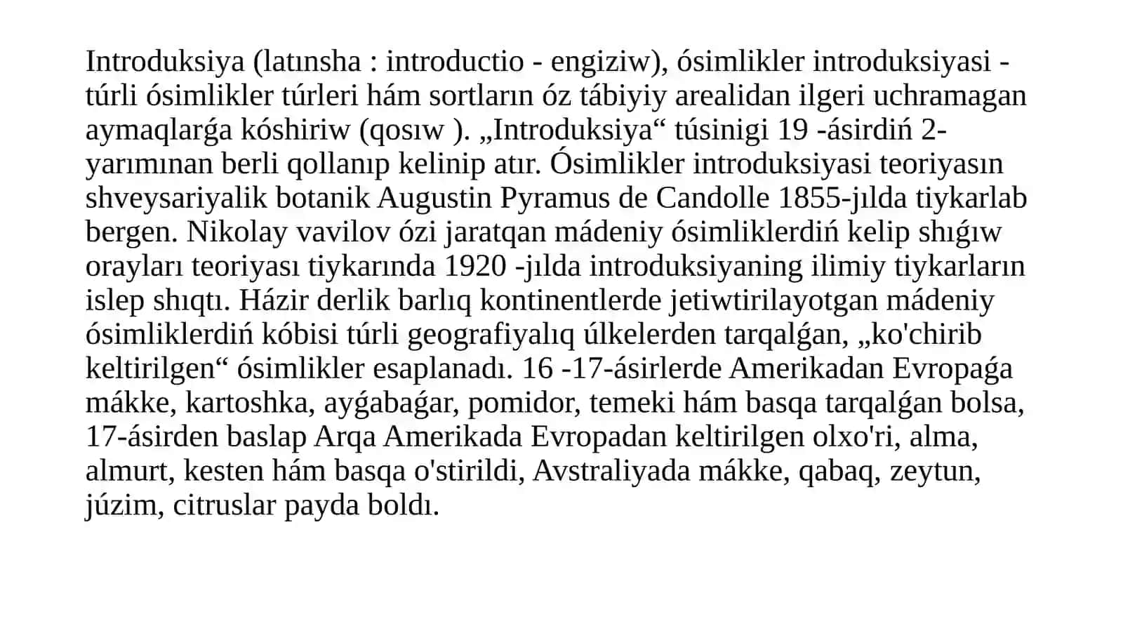 Introduktsiyanıń xalıq xojalıǵındaǵı áhmiyeti 3