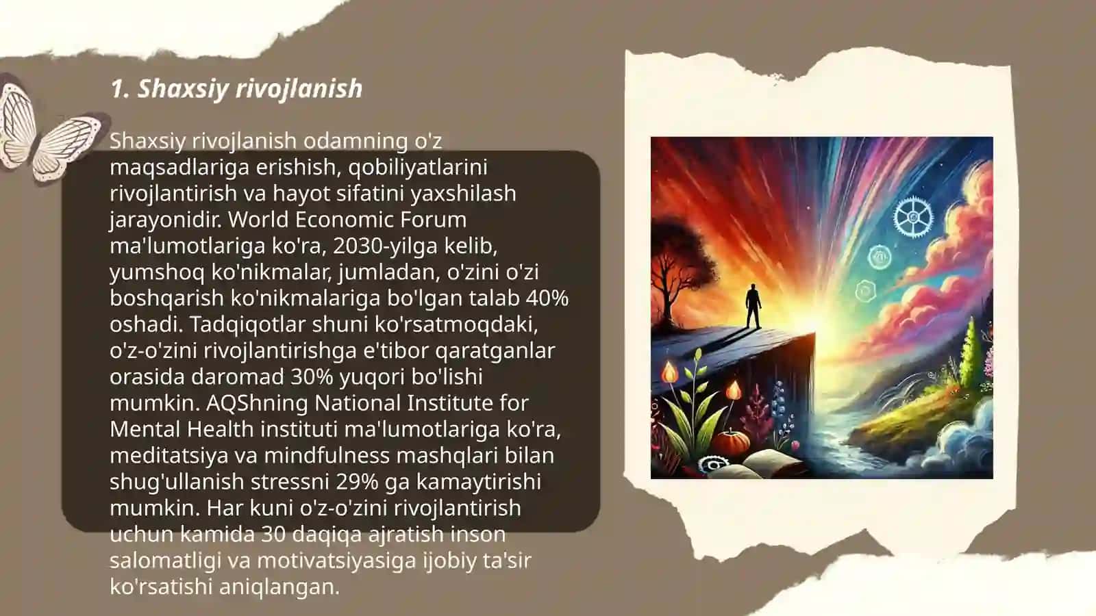 Shaxsiy rivojlanish 3