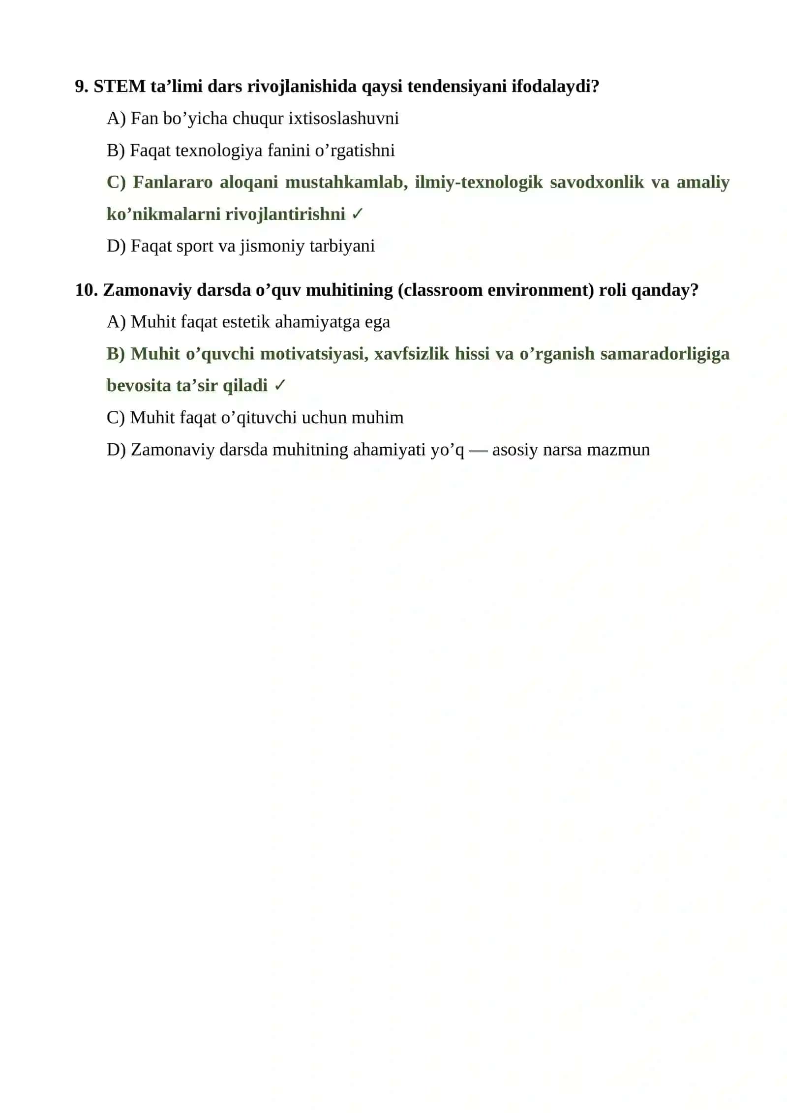 DARS RIVOJLANISHINING ASOSIY TENDENSIYALARI 3