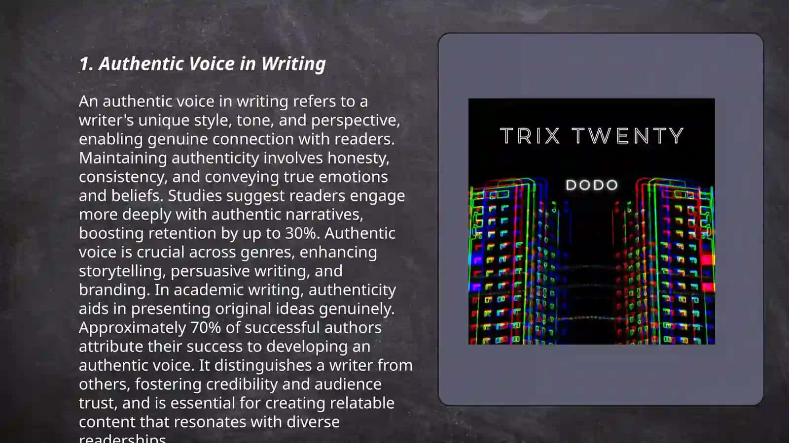 Authentic Voice in Writing 3