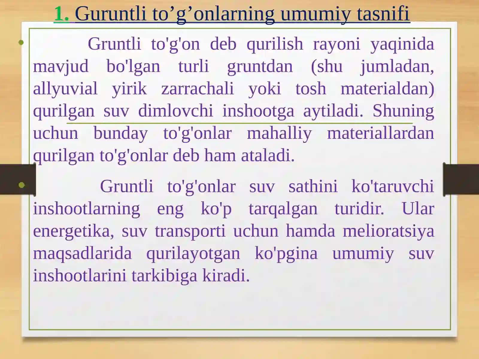 GRUNTLI TO`G`ONLAR VA ULARNING TASNIFI 3