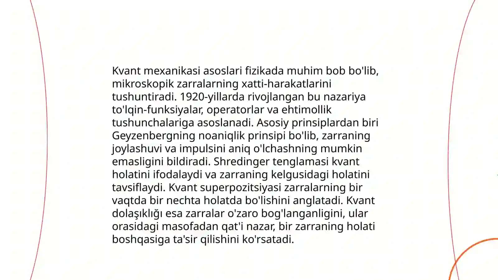 Kvant mexanikasi asoslari 3