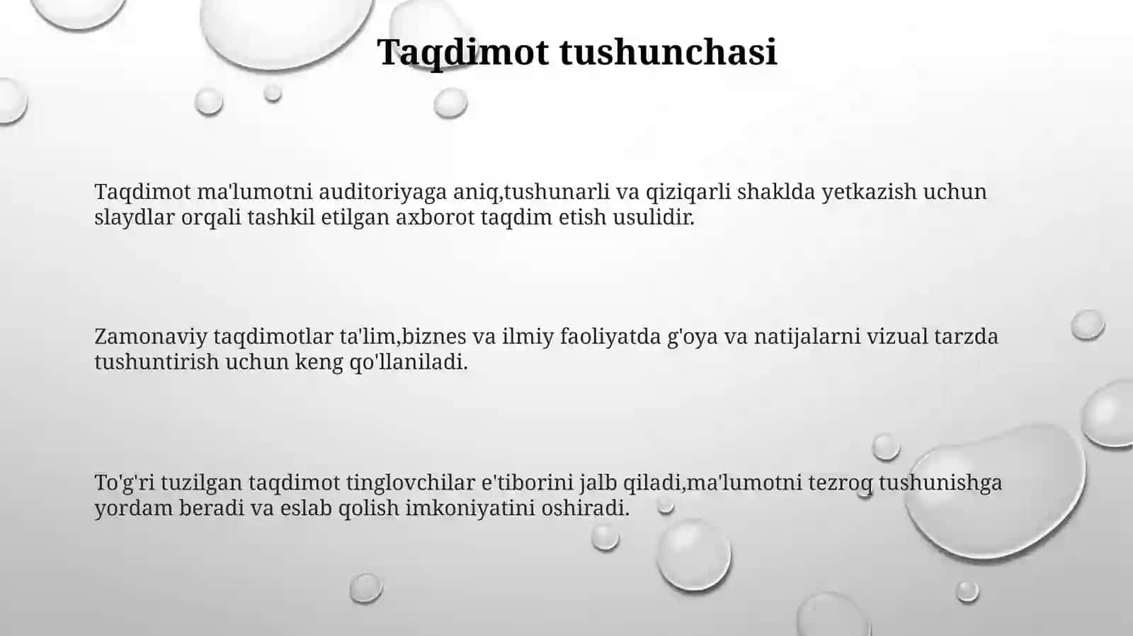 Zamonaviy taqdimotlar yaratish san'ati 3
