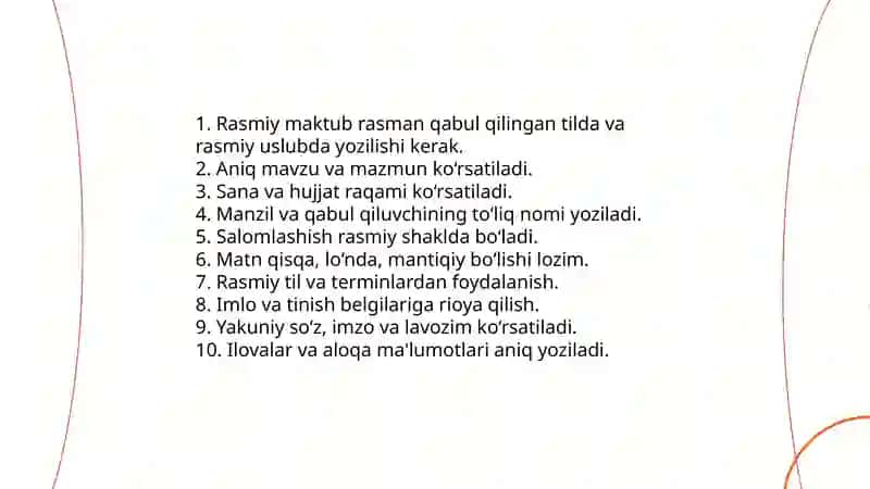 Ish yuritish tili va uslubi 3