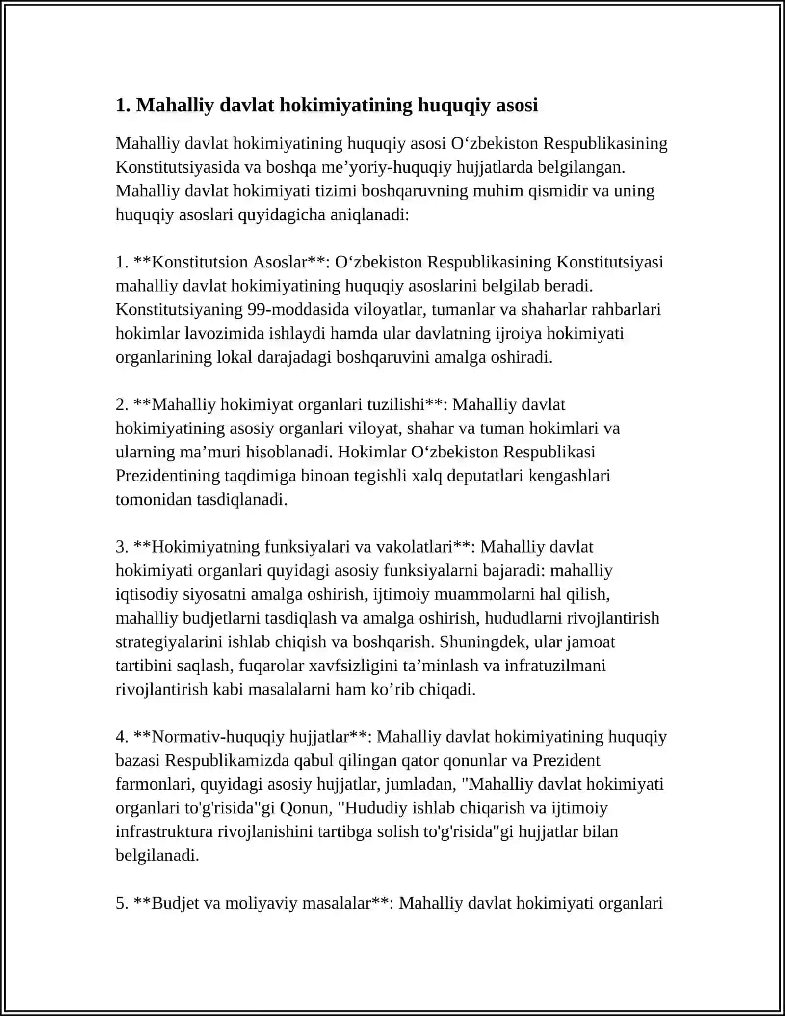 Mahalliy Davlat Hokimiyati 3