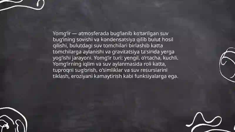 Tabiat hodisalari 3